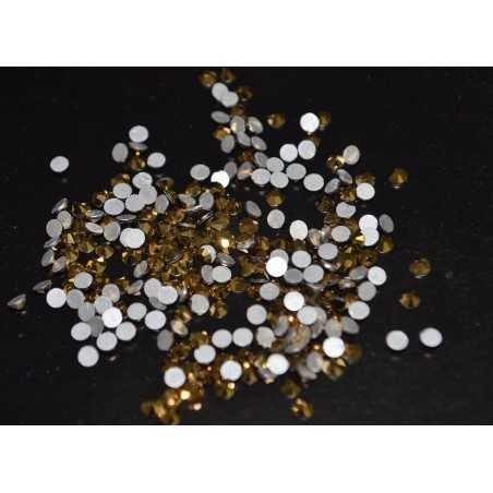 Стеклянные стразы Gold