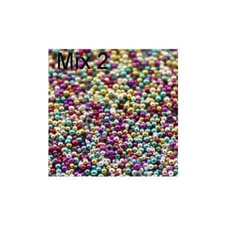 Бульонки пластик MIX 2 (2,5г) 0,6 мм