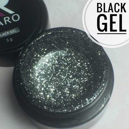 Гель-блестки Black Gel KARO
