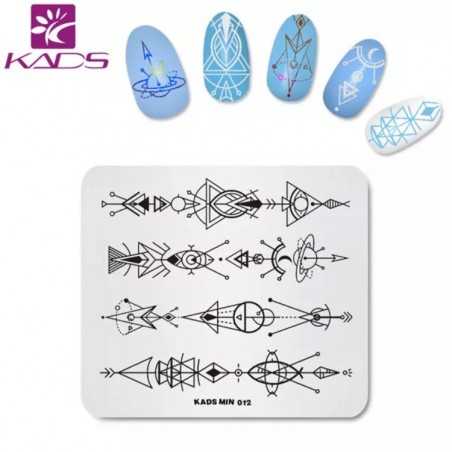 Пластина для стемпинга KADS 012