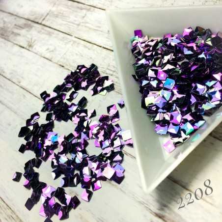 Квадраты 3D фиолетовый хамелеон 2208