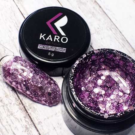 Гель-блестки Meteor gel Pink
