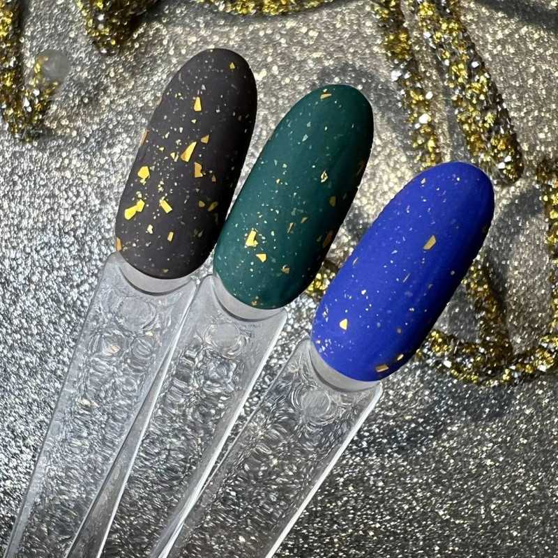 Матовый топ gold flakes KARO