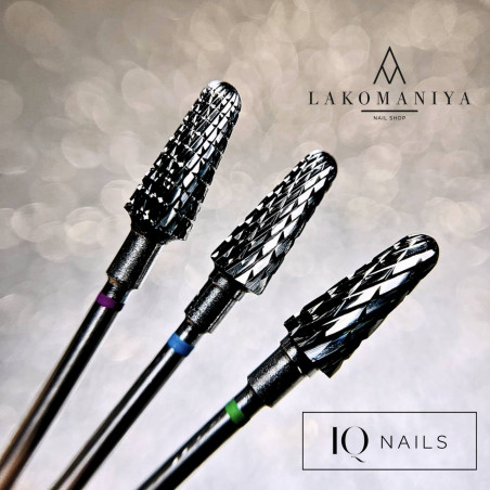Твердосплавная фреза зеленая IQ Nails конус 60