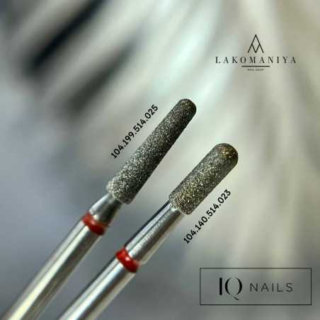 Алмазная фреза конус мини красная 025 IQ Nails