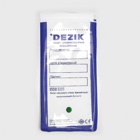 Пакеты для стерилизации прозрачные Dezik 100шт