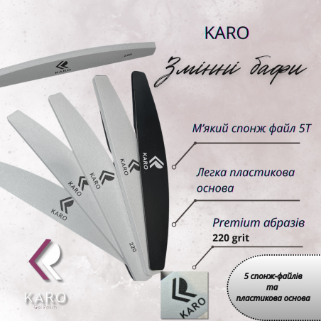 Набор пилок бафов Karo