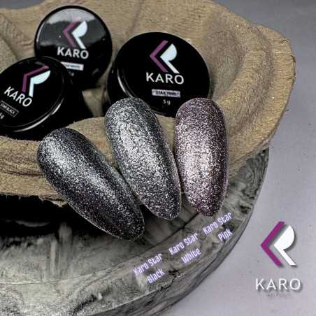Гель-блестки Star Black Gel KARO