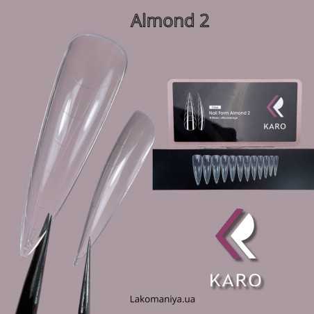Верхние формы для наращивания Karo Almond 2
