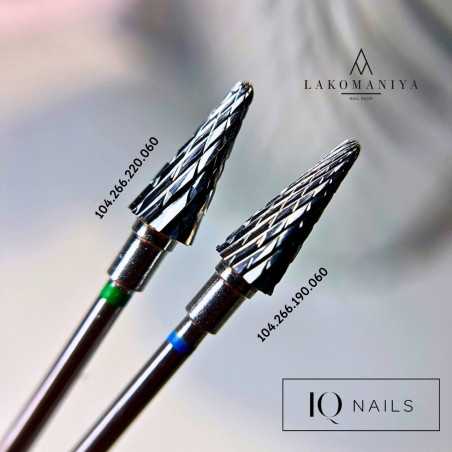 Твердосплавная фреза зеленая IQ Nails елка 60