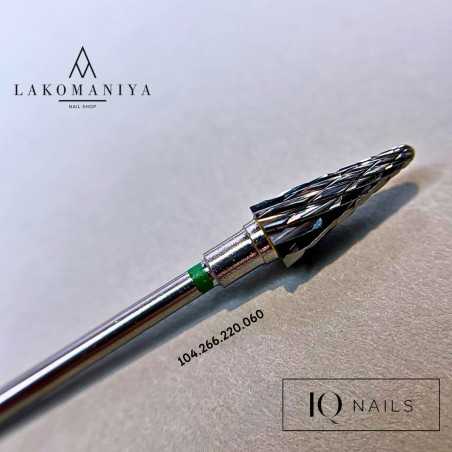 Твердосплавная фреза зеленая IQ Nails елка 60