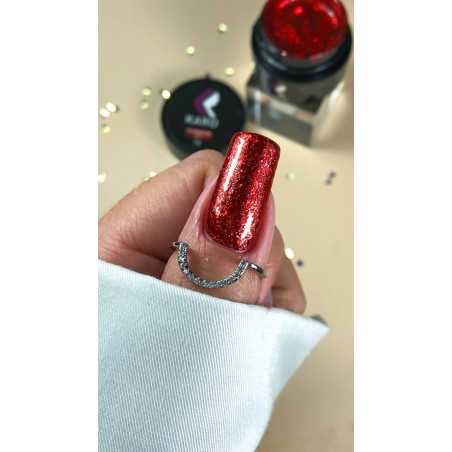 Гель-блестки Platinum gel Red