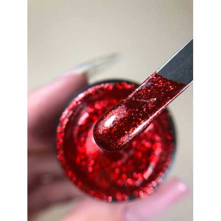 Гель-блестки Platinum gel Red