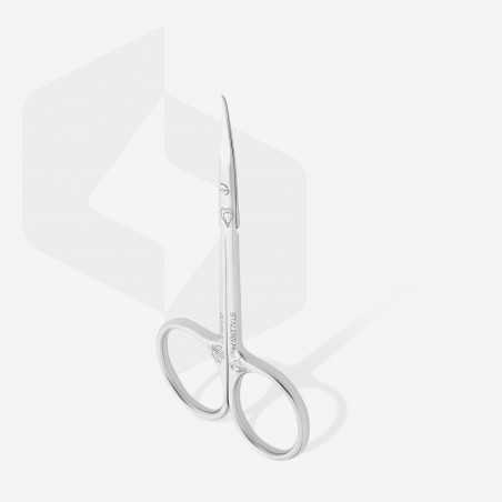 Ножницы профессиональные с крючком для кутикулы STALEKS EXCLUSIVE 23 TYPE 1 (magnolia)