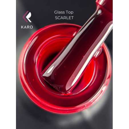 Топ без липкого слоя KARO Glass top Skarlet