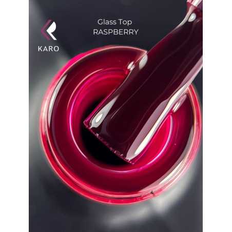 Топ без липкого слоя KARO Glass top Raspberry