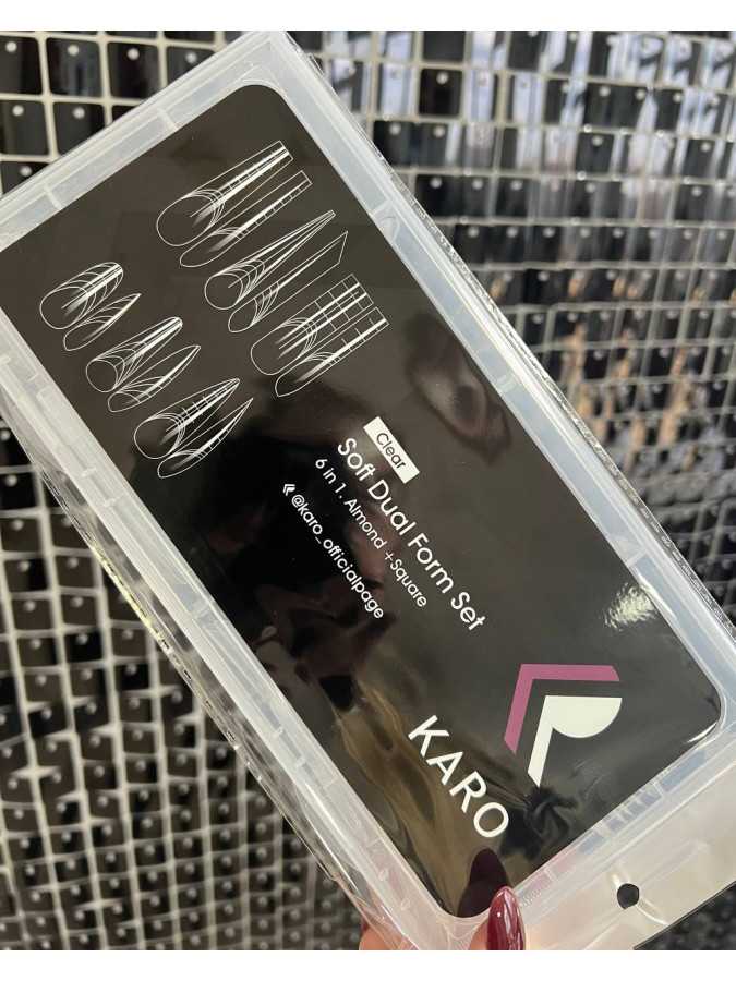 Mix верхних форм для наращивания Karo Soft Dual Form Set 6in1